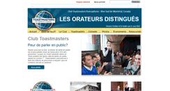 Desktop Screenshot of lesorateursdistingues.com